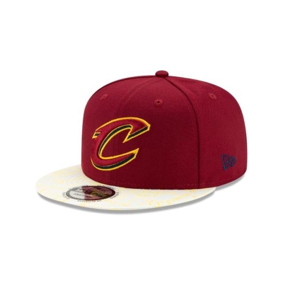 Sapca New Era Cleveland Cavaliers NBA Visor Flare 9FIFTY Snapback - Rosii